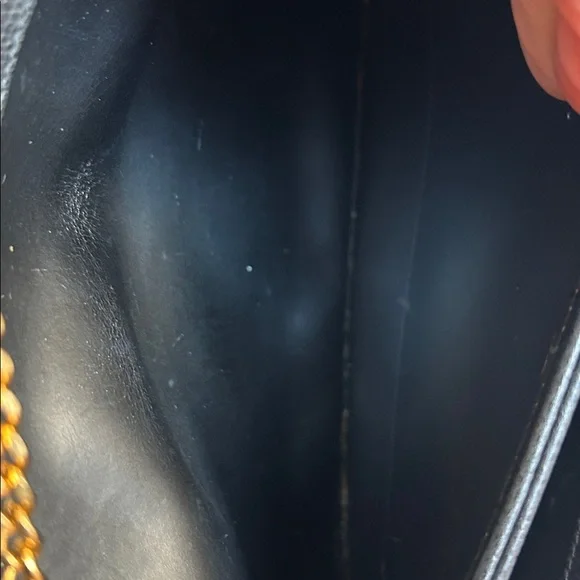 Dior Black Grain Leather Chain Crossbody Shoulder Bag - Picture 12 of 13